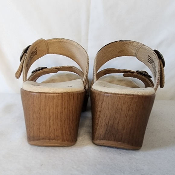 Dansko Sandals Women's Multicolor Leather Buckle Heel Comfort Shoes US 6.5/EU 37 - Picture 4 of 6